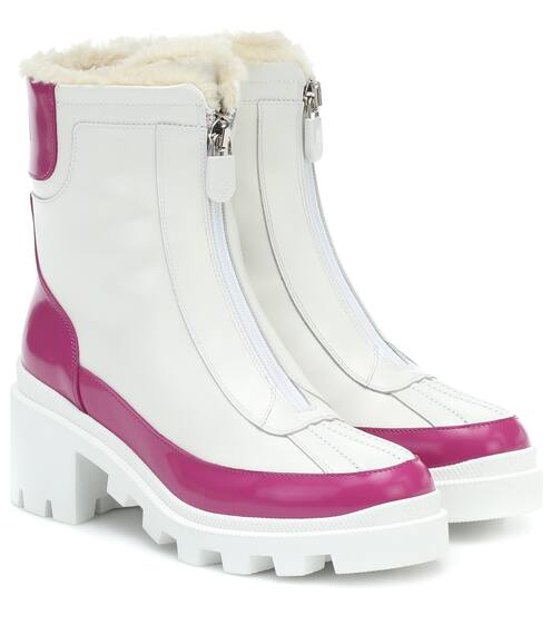 Ankle Boots Trip aus Leder | Gucci