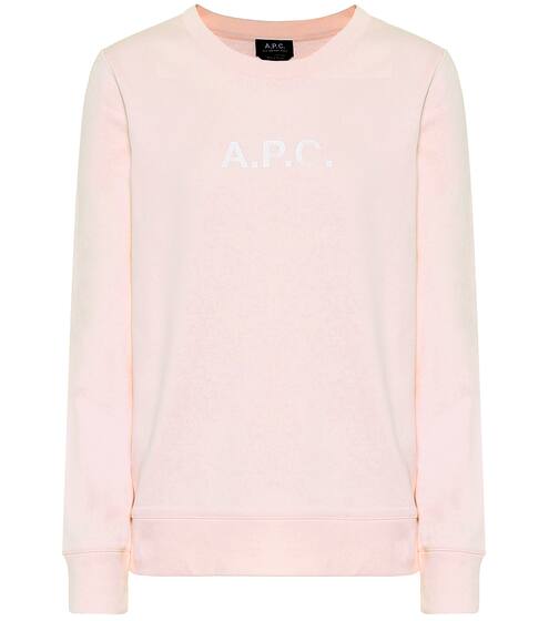 Logo cotton-jersey sweatshirt | A.P.C.