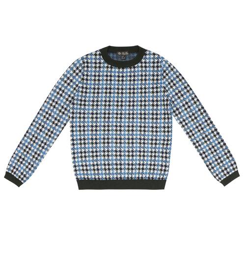 Pull Funny Collage en cachemire et soie | Loro Piana Kids