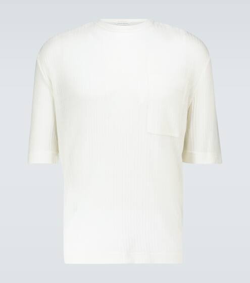 Short-sleeved ribbed T-shirt | King & Tuckfield