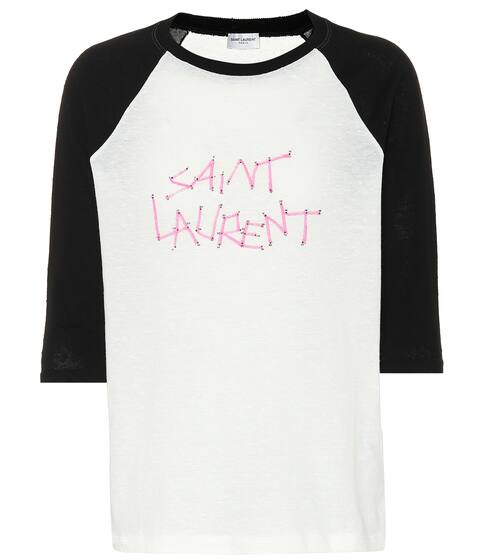Cotton logo shirt | Saint Laurent