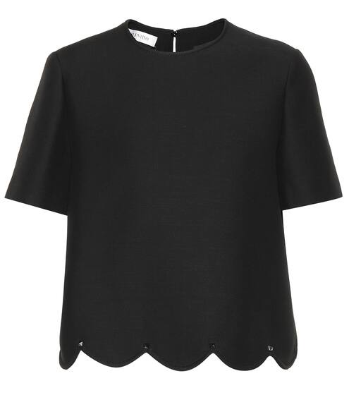 Wool and silk top | Valentino