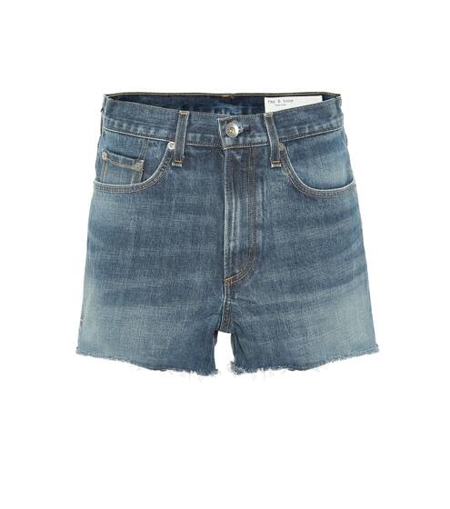 High-rise denim shorts | Rag & Bone