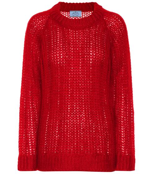 Mohair blend sweater | Prada