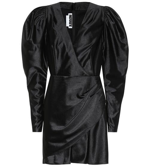Puff-sleeve satin minidress | ROTATE BIRGER CHRISTENSEN