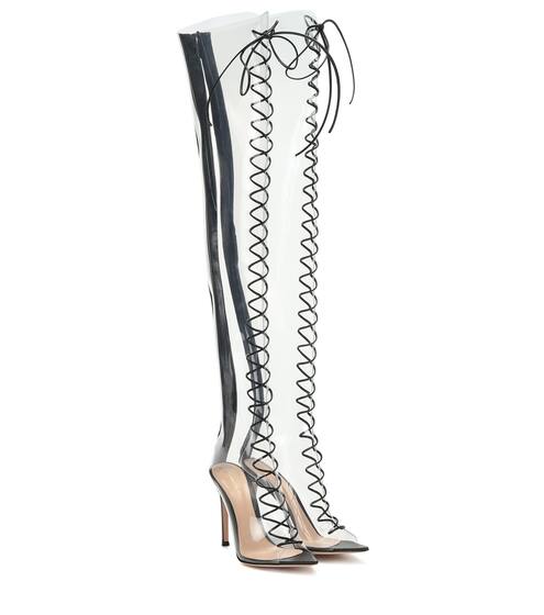 Plexi over-the-knee boots | Gianvito Rossi