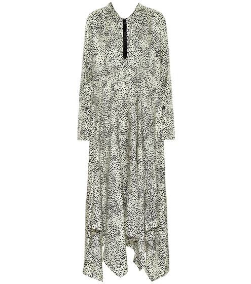 Alex dotted silk-twill midi dress | Petar Petrov