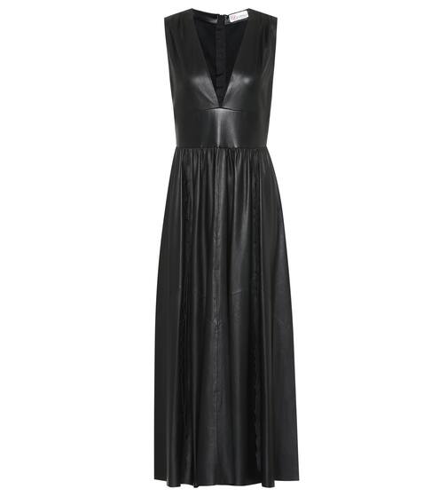 Leather maxi dress | REDValentino
