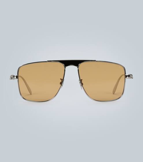 Metal aviator sunglasses | Alexander McQueen