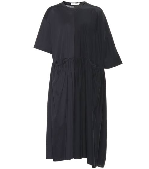 Cotton and silk dress | Jil Sander