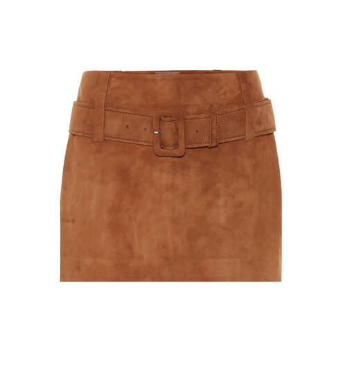 Suede miniskirt | Prada