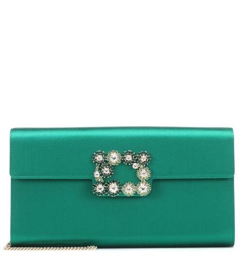 Evening Envelope satin clutch | Roger Vivier