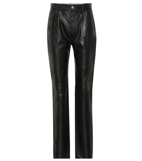 Reversible metallic leather pants | Mugler