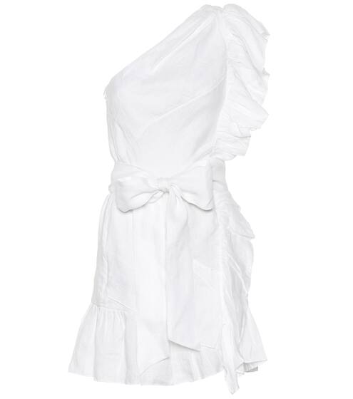 Teller one-shoulder linen dress | Isabel Marant, Étoile