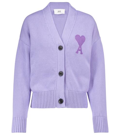 Ami de Cœur cotton and wool cardigan | AMI PARIS