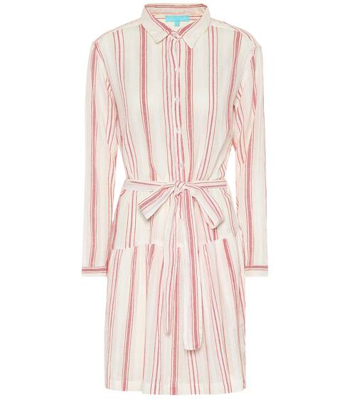 Amelia striped cotton minidress | Melissa Odabash