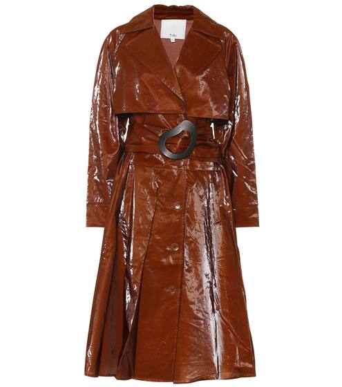 معطف ترنش مطلي | Tibi