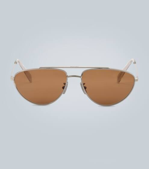 Double-bar metal sunglasses | Celine Eyewear