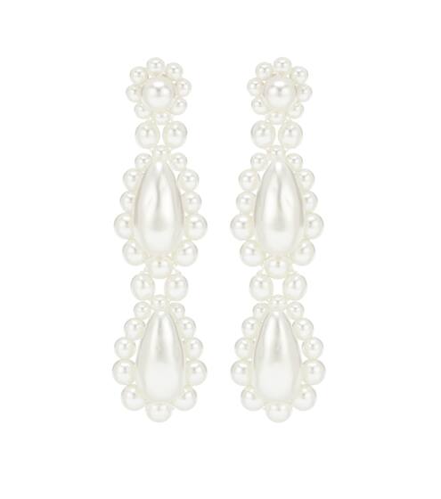 Boucles d'oreilles à perles fantaisie | Simone Rocha