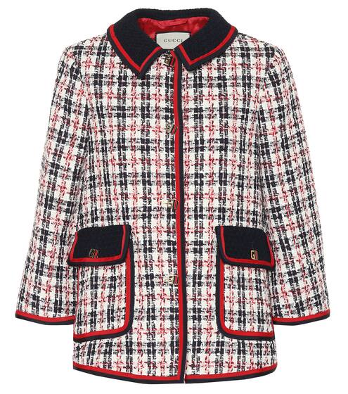 Embellished tweed jacket | Gucci