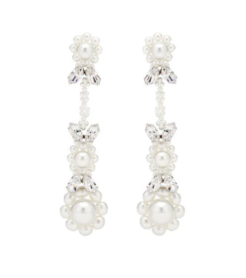 Embellished drop earrings | Simone Rocha