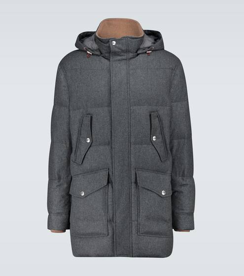 Down-filled parka | Brunello Cucinelli