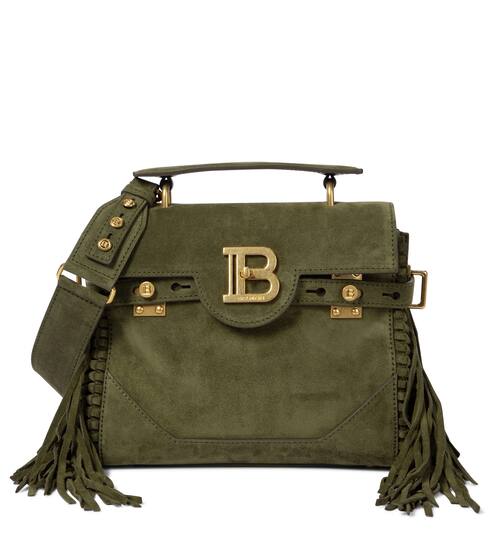 Sac à bandoulière B-Buzz 23 en daim | Balmain