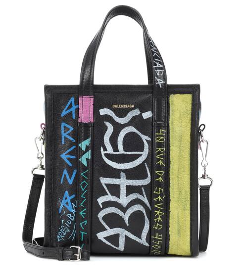 Balenciaga Handbags For Women Mytheresa Bazar Xs Printed Leather Per Balenciaga