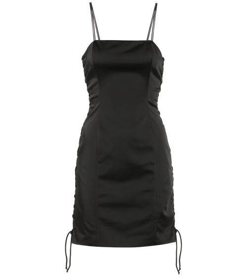 Sateen triple lace minidress | Unravel