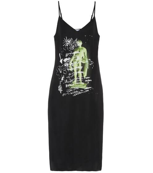 PSWL printed stretch slip dress | Proenza Schouler