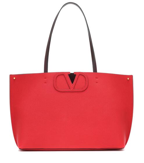 Valentino Garavani VLOGO Small leather tote | Valentino