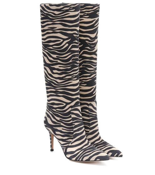 Exklusiv bei Mytheresa – Stiefel aus Veloursleder | Gianvito Rossi