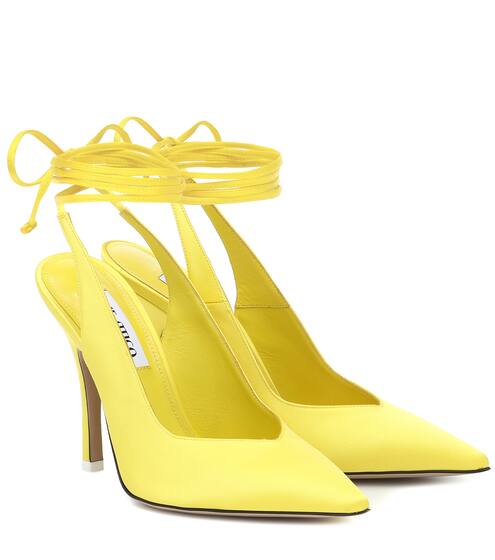 Exclusive to Mytheresa – Venus satin slingback pumps | The Attico