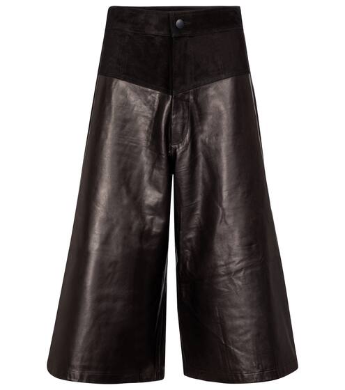 Jupe-culotte Evie en cuir | J Brand