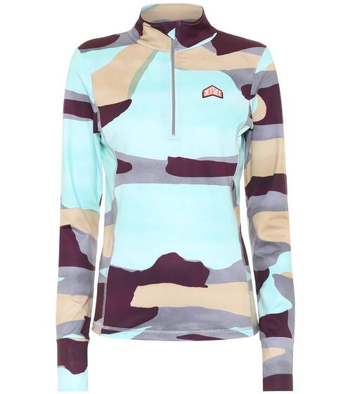 Ginger camouflage soft-shell jacket | Jet Set