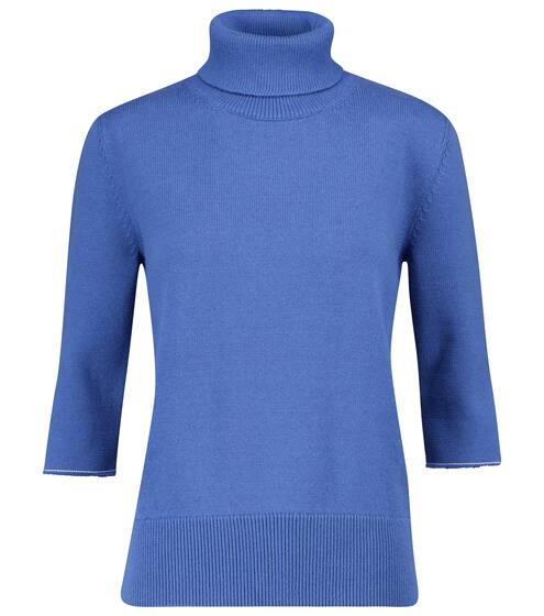 Pull à col roulé en coton et laine | MM6 Maison Margiela