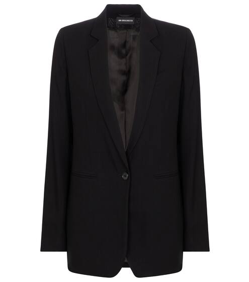 Blazer de lana botonadura simple | Ann Demeulemeester