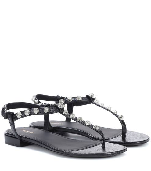Giant Stud leather sandals | Balenciaga