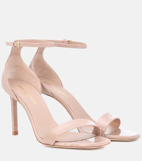 Amber 85 patent-leather sandals | Saint Laurent