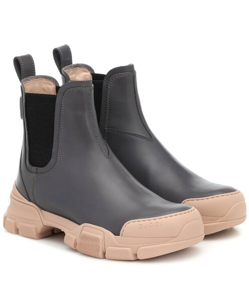 Ankle Boots aus Leder | Gucci