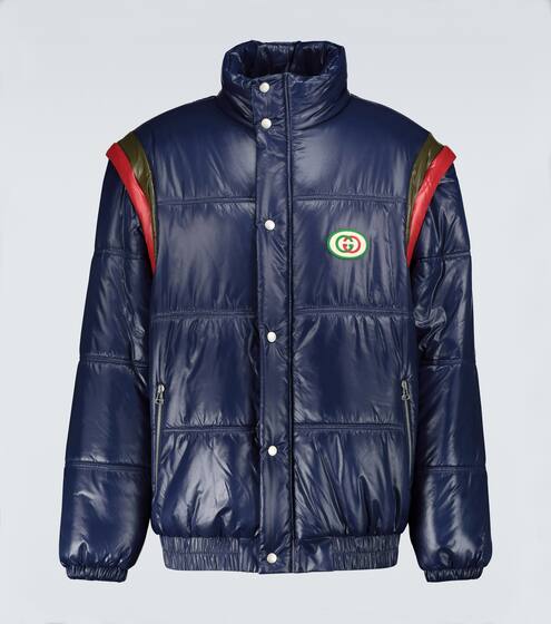 Steppjacke mit Logo | Gucci