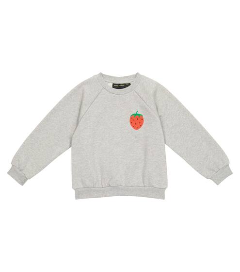 Strawberry cotton-jersey sweatshirt | Mini Rodini