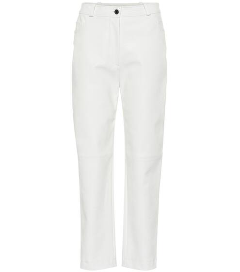 High-rise faux leather pants | Stella McCartney