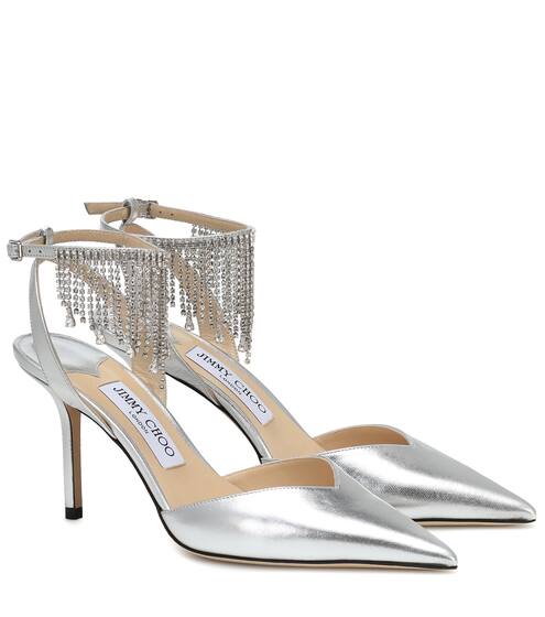 Pumps Birtie 85 aus Metallic-Leder | Jimmy Choo