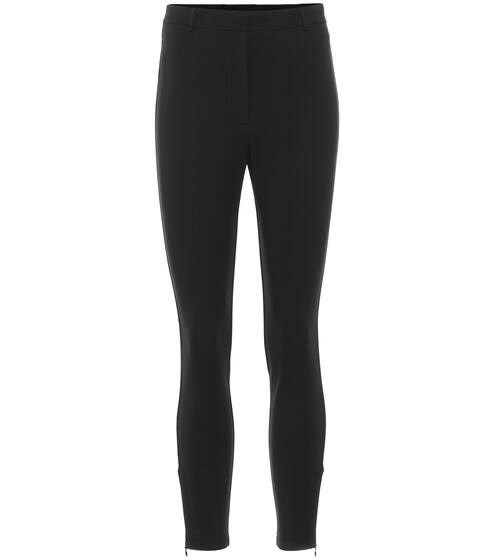 High-rise crêpe skinny pants | Burberry