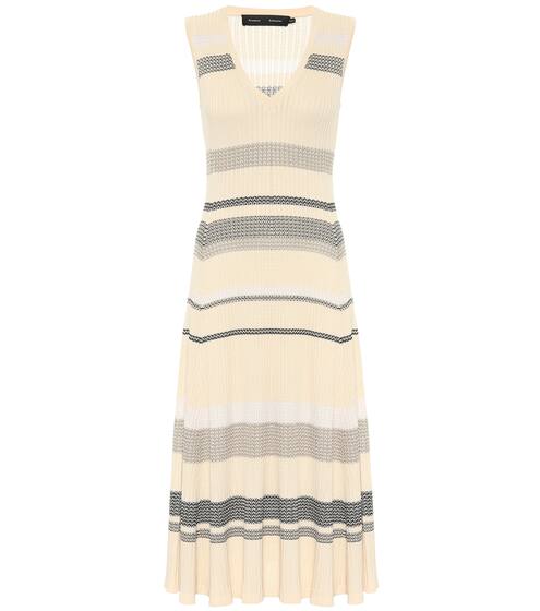 Striped knit midi dress | Proenza Schouler
