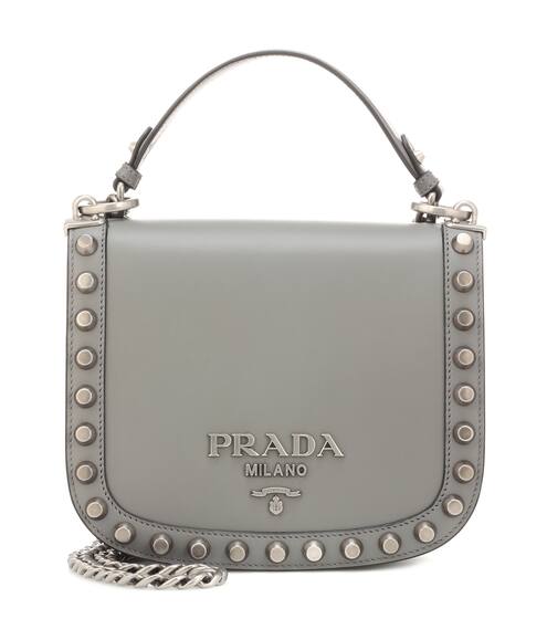 Prada Bags Women S Handbags Mytheresa Pionnière Leather Shoulder Bag Prada