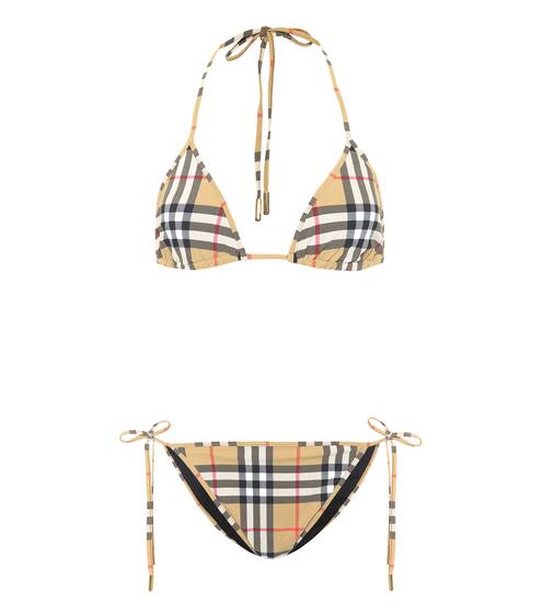 Vintage Check triangle bikini | Burberry