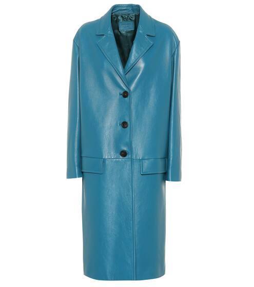 Leather coat | Prada