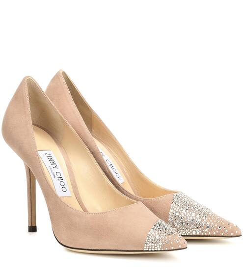 Love 100 embellished suede pumps | Jimmy Choo
